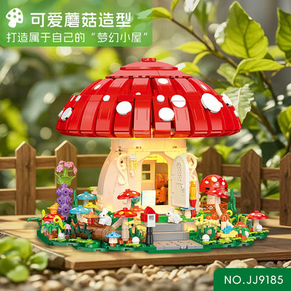 JIESTAR Dream Mushroom [Including Lighting Accessories] Building Block Set - JJ9185-4.jpg