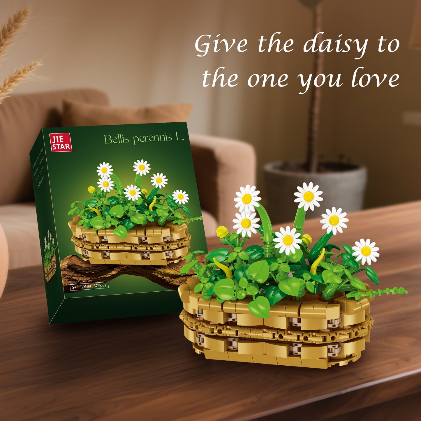 JIESTAR Small Daisy Potted Plant Building Block Set - JJ9188-2.jpg