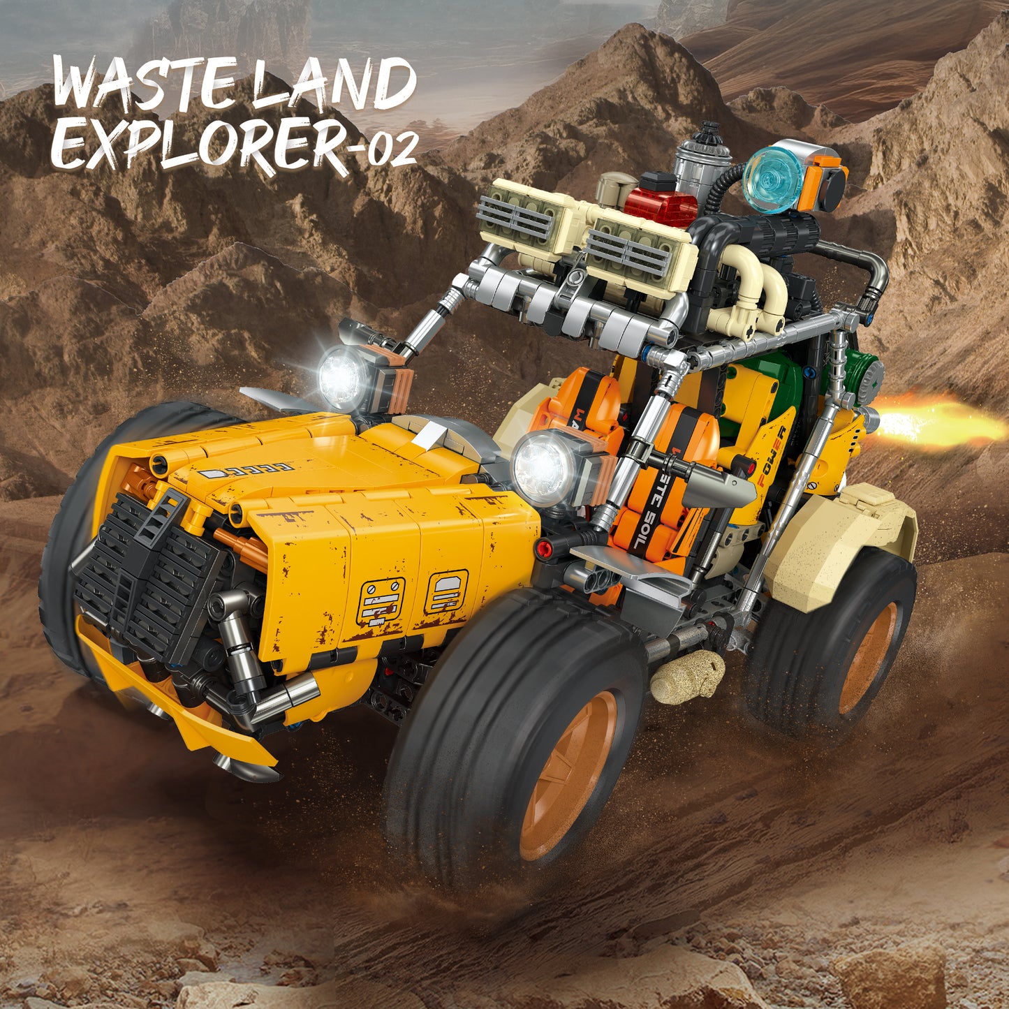 JIESTAR Wasteland Navigator Bengbeng Building Block Set - JJ9199-1.jpg
