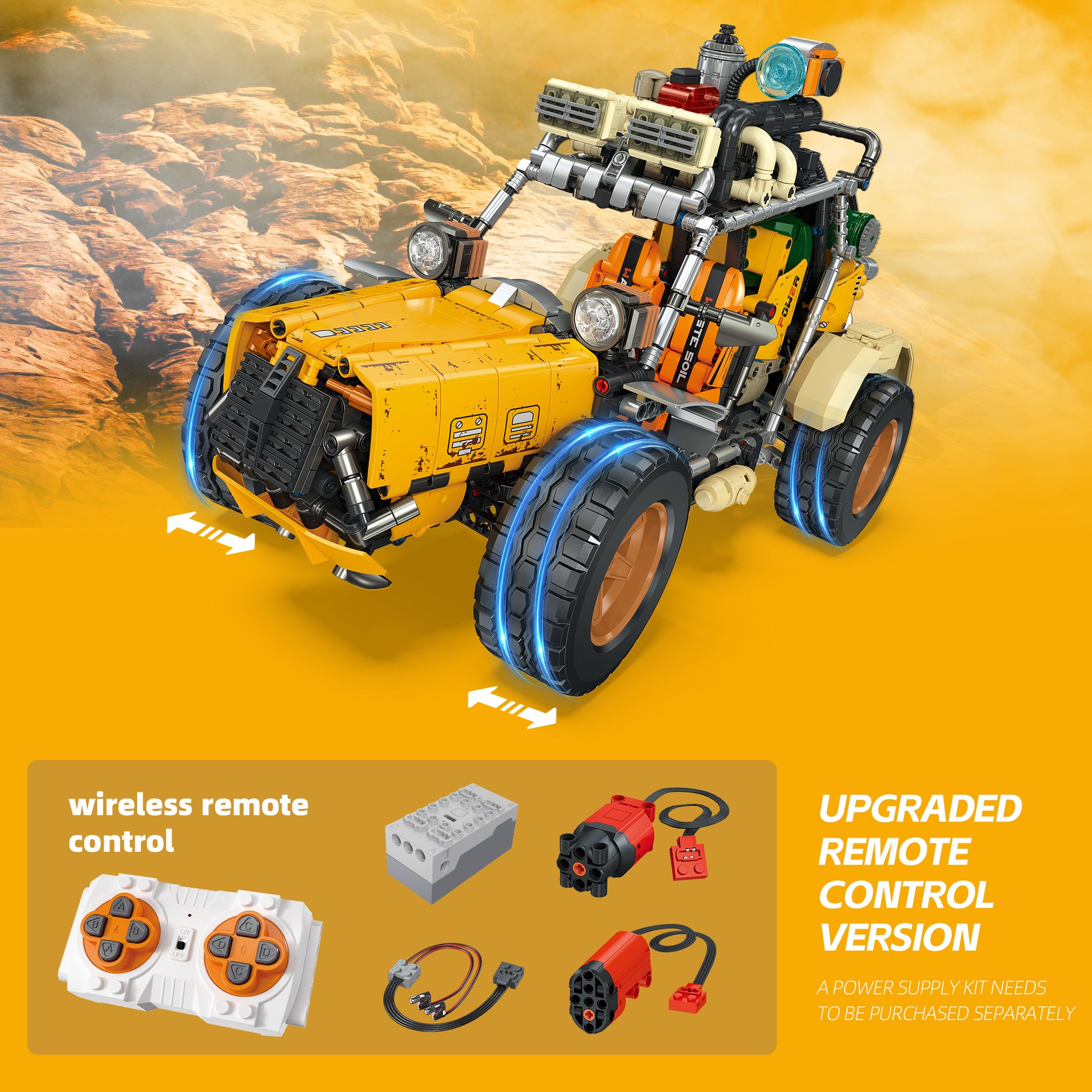 JIESTAR Wasteland Navigator Bengbeng Building Block Set - JJ9199-白底.jpg