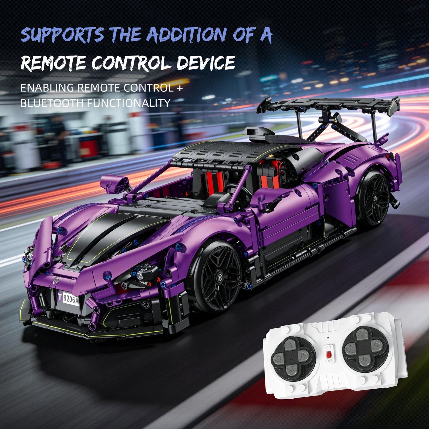 JIESTAR Super Racing【Single Version-Remote Control & Bluetooth】 Building Block Set - JJ9206-3.jpg
