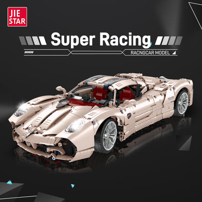 JIESTAR Super Racing Pagani Utopia [Remote Control Battery Pack Needs To Be Purchased Separately] Building Block Set - JJ9210-1.jpg