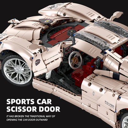 JIESTAR Super Racing Pagani Utopia [Remote Control Battery Pack Needs To Be Purchased Separately] Building Block Set - JJ9210-3.jpg