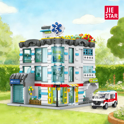 JIESTAR General Hospital [Including Lighting Team] Building Block Set - JJ9211-1.jpg