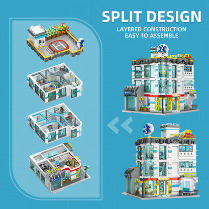 JIESTAR General Hospital [Including Lighting Team] Building Block Set - JJ9211-2.jpg