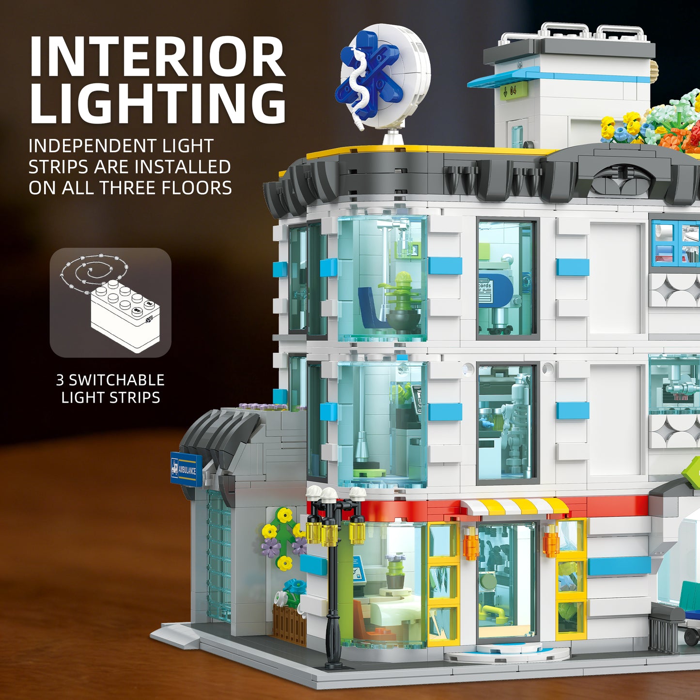 JIESTAR General Hospital [Including Lighting Team] Building Block Set - JJ9211-3.jpg