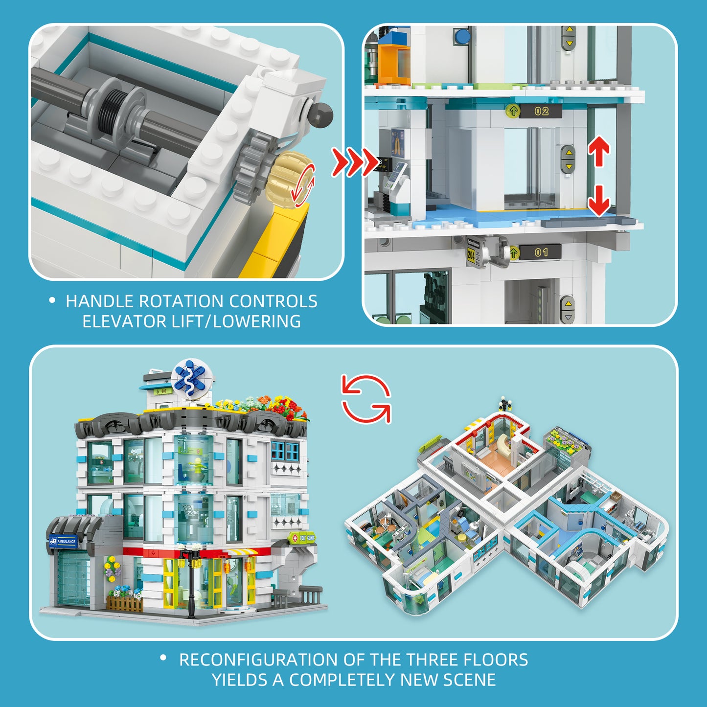 JIESTAR General Hospital [Including Lighting Team] Building Block Set - JJ9211-4.jpg
