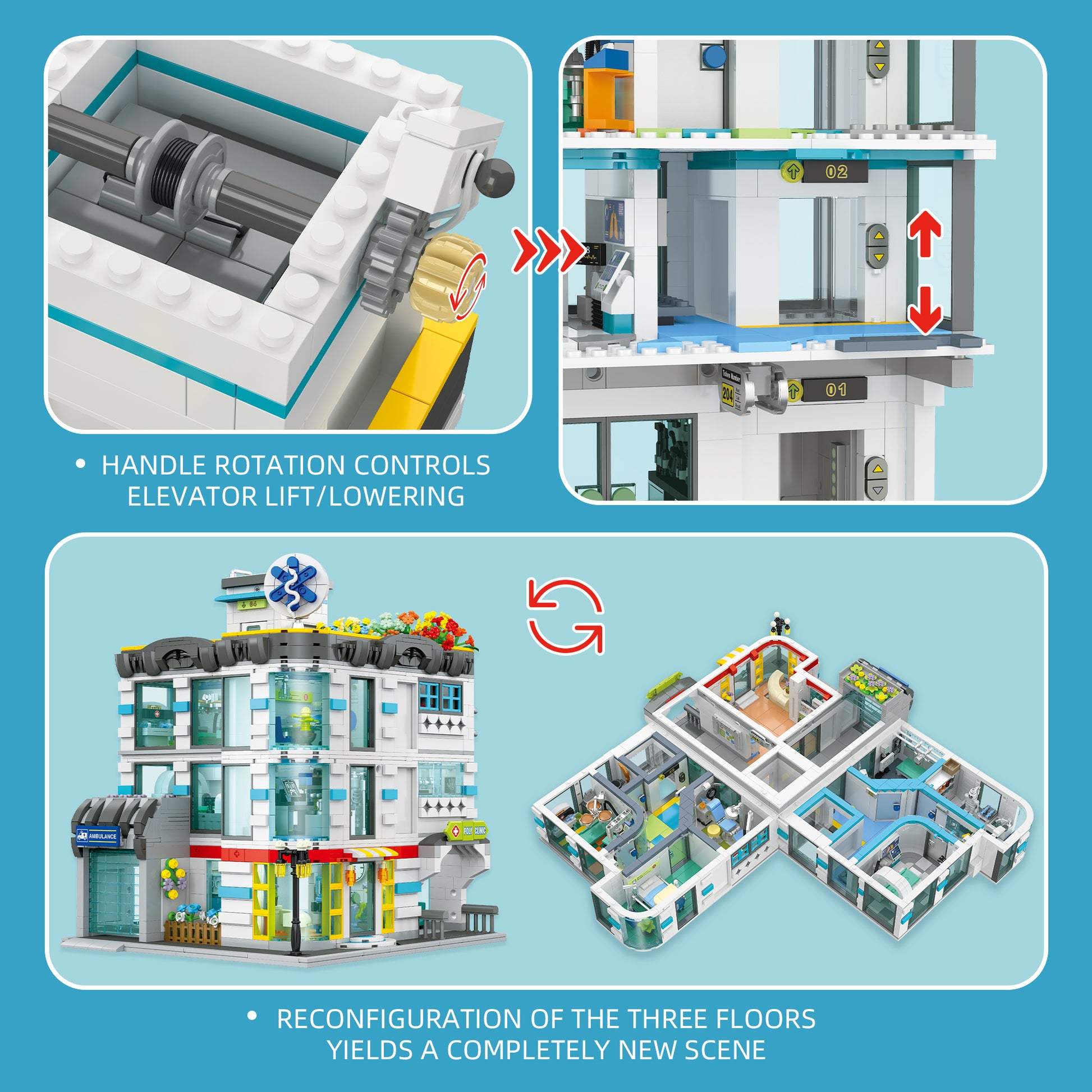 JIESTAR General Hospital [Including Lighting Team] Building Block Set - JJ9211-4.jpg