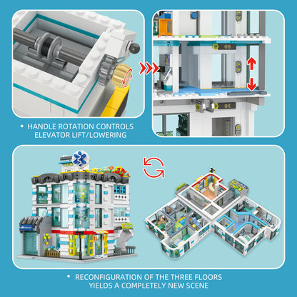 JIESTAR General Hospital [Including Lighting Team] Building Block Set - JJ9211-4.jpg