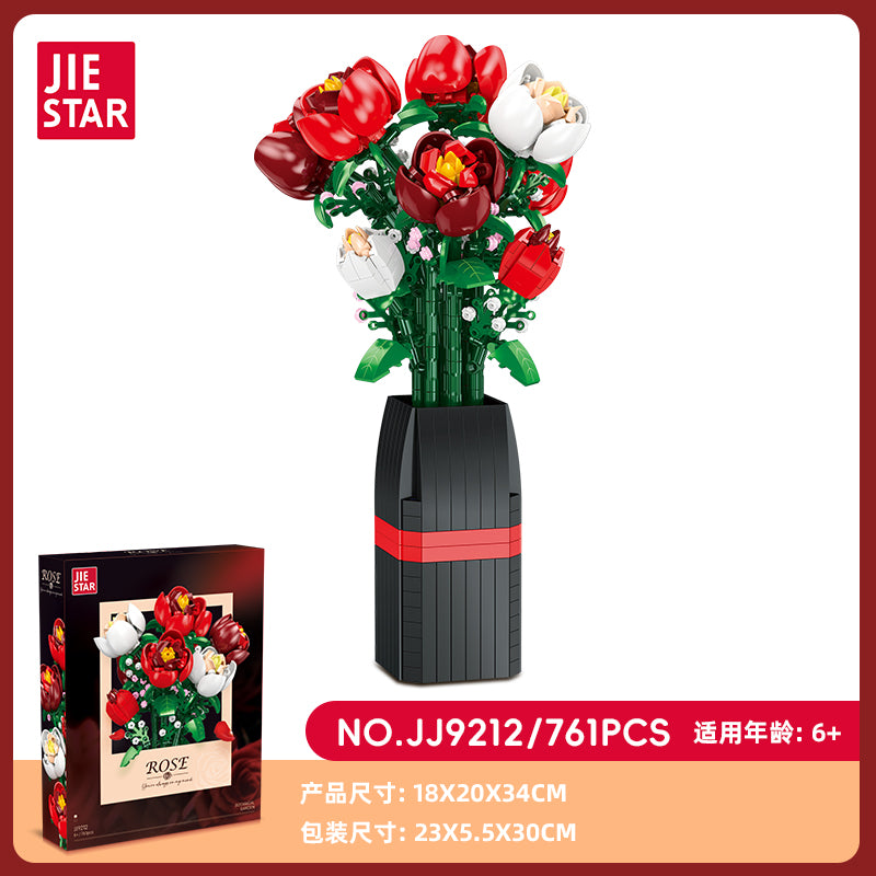 JIESTAR Roses Building Block Set SKU image - JJ9212-sku.jpg