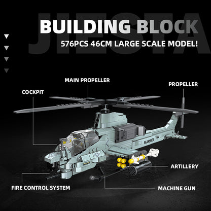 JIESTAR Viper Helicopter Building Block Set - JJ9213-2.jpg