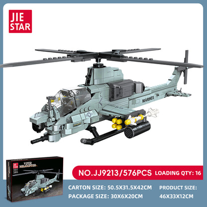 JIESTAR Viper Helicopter Building Block Set SKU image - JJ9213-sku.jpg