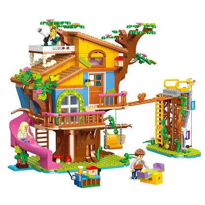 JIESTAR Tree House Building Set