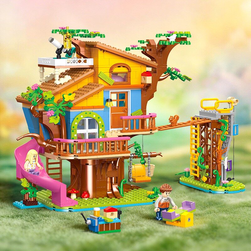 JIESTAR Tree House Building Set