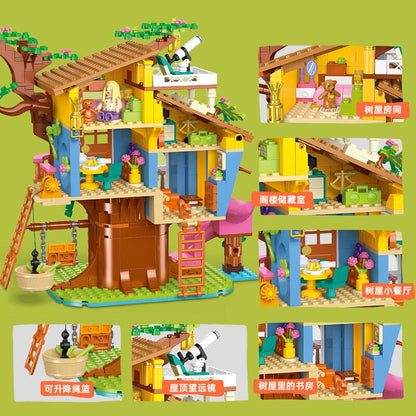 JIESTAR Tree House Building Set