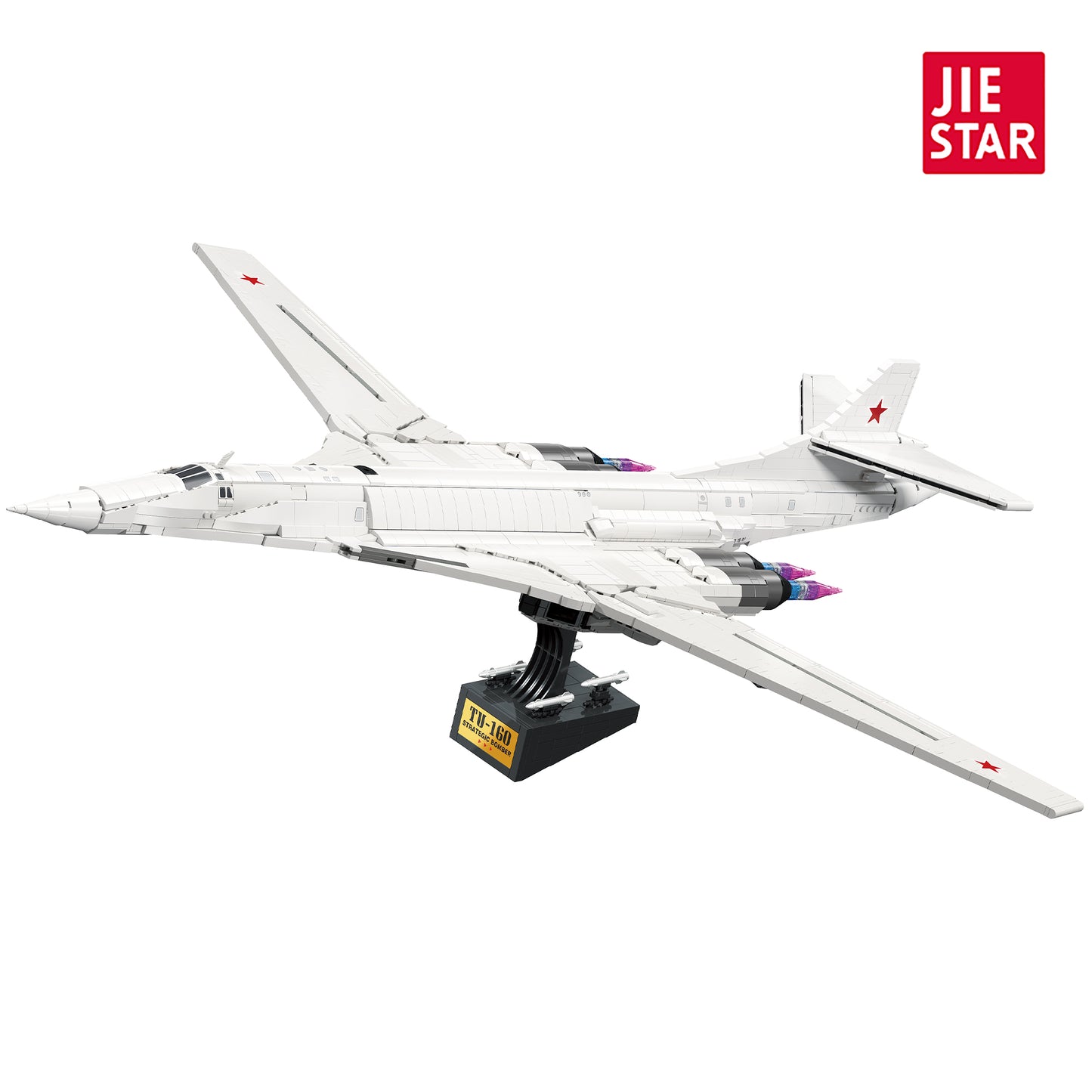JIESTAR Tu-160 Bomber [Including Lighting Accessories] Building Block Set - JJ9226-白底.jpg