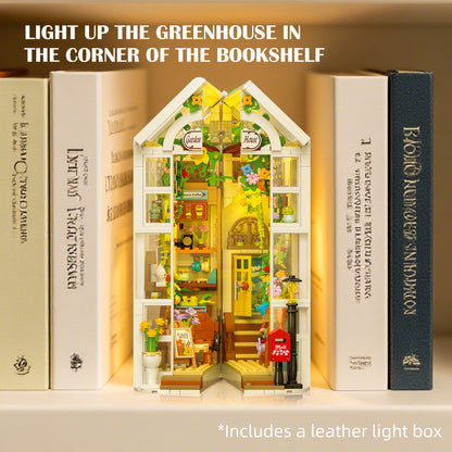 JIESTAR Flower Greenhouse Bookend [Including Lighting Set] Building Block Set - JJ9231-2.jpg