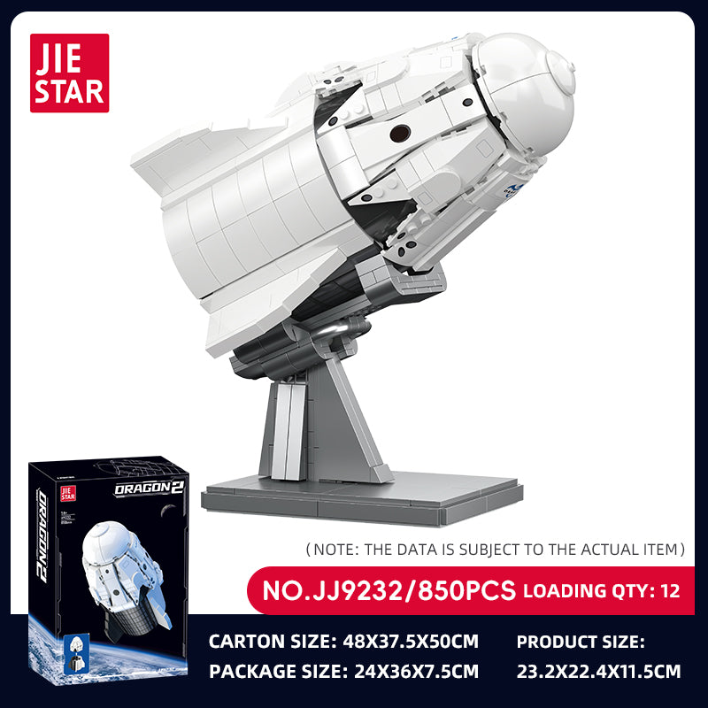 JIESTAR Tianlong 2 Spacecraft Building Block Set SKU image - JJ9232-sku.jpg