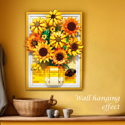 JIESTAR Sunflower Photo Frame Building Block Set - JJ9233-2.jpg