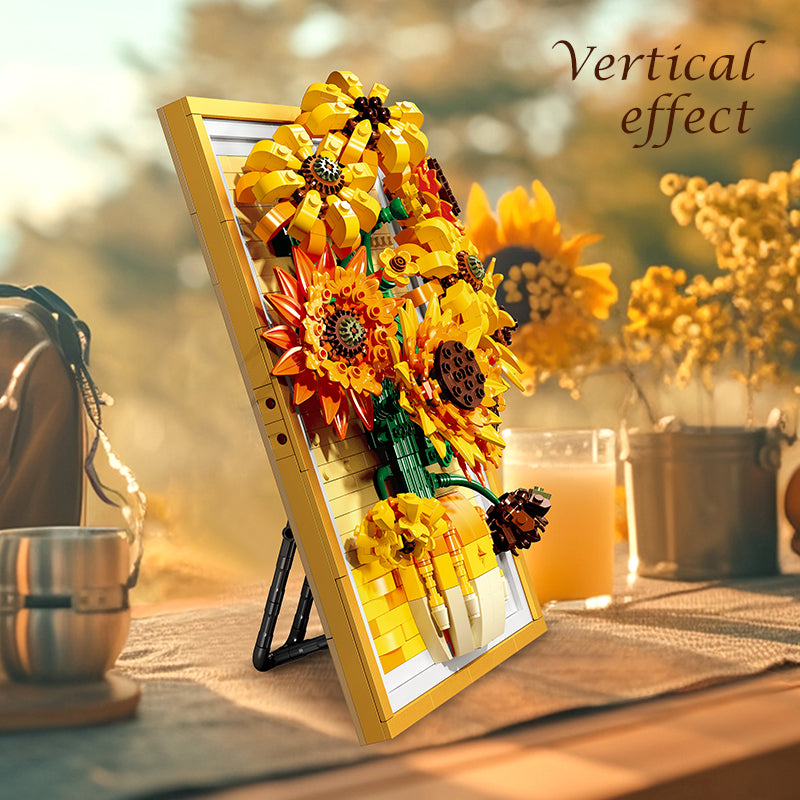 JIESTAR Sunflower Photo Frame Building Block Set - JJ9233-3.jpg