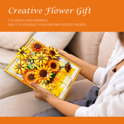 JIESTAR Sunflower Photo Frame Building Block Set - JJ9233-4.jpg