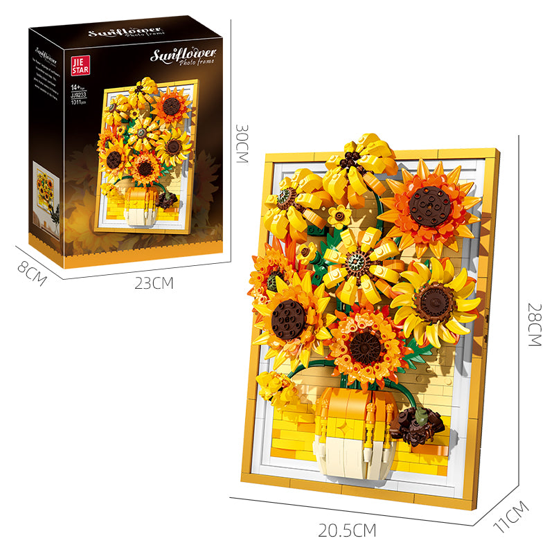 JIESTAR Sunflower Photo Frame Building Block Set SKU image - JJ9233.jpg