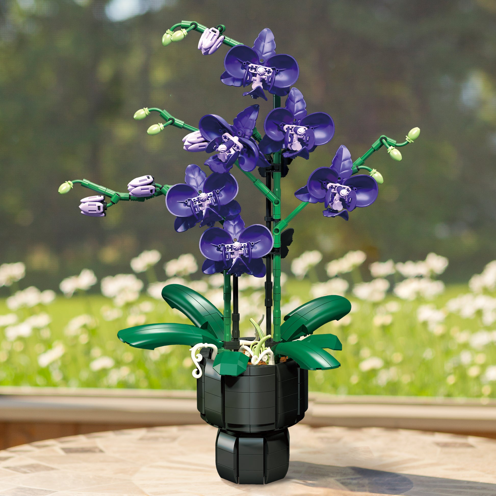 JIESTAR Orchid And Purple Rhyme Building Block Set - JJ9235-1.jpg
