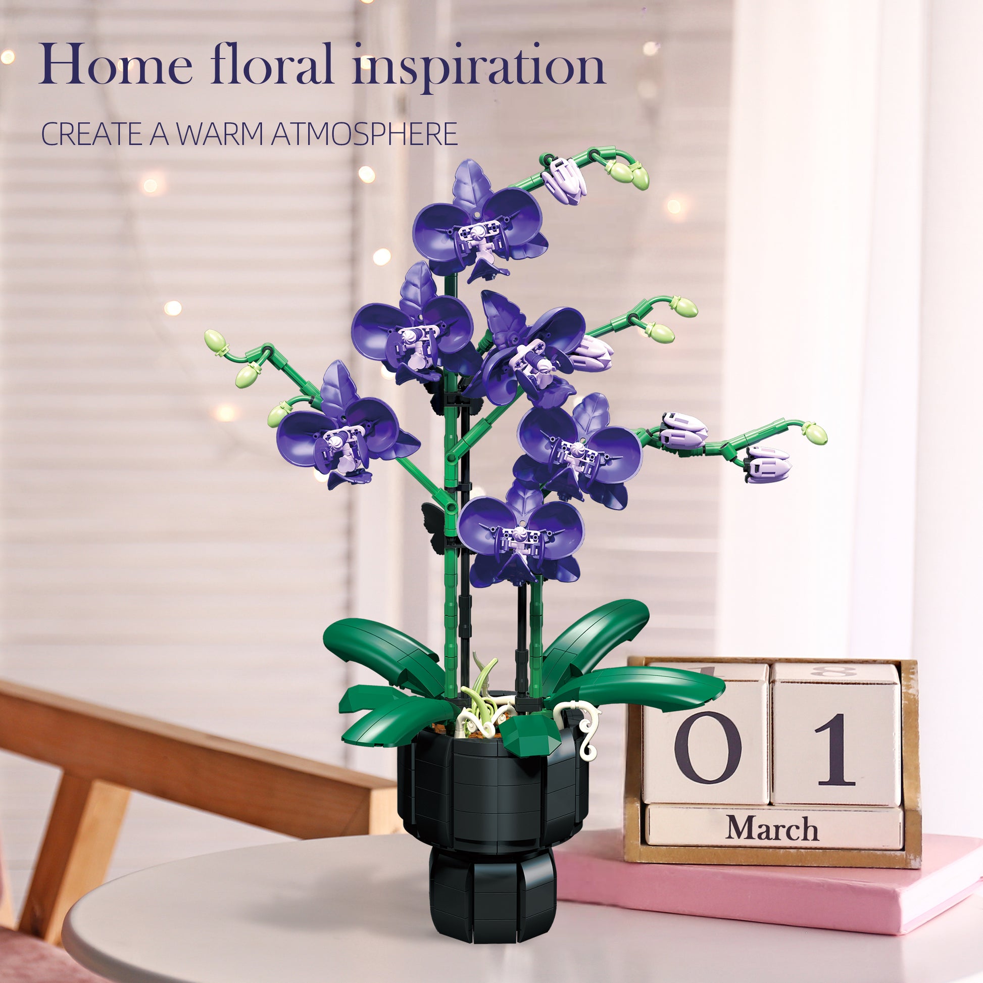 JIESTAR Orchid And Purple Rhyme Building Block Set - JJ9235-4.jpg
