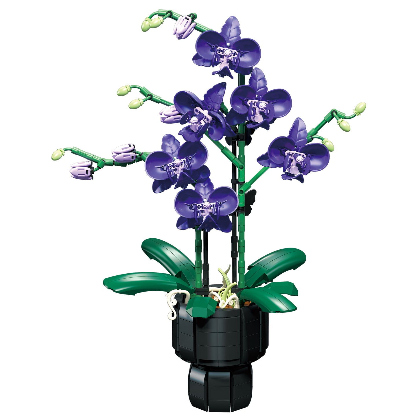 JIESTAR Orchid And Purple Rhyme Building Block Set - JJ9235-白底.jpg