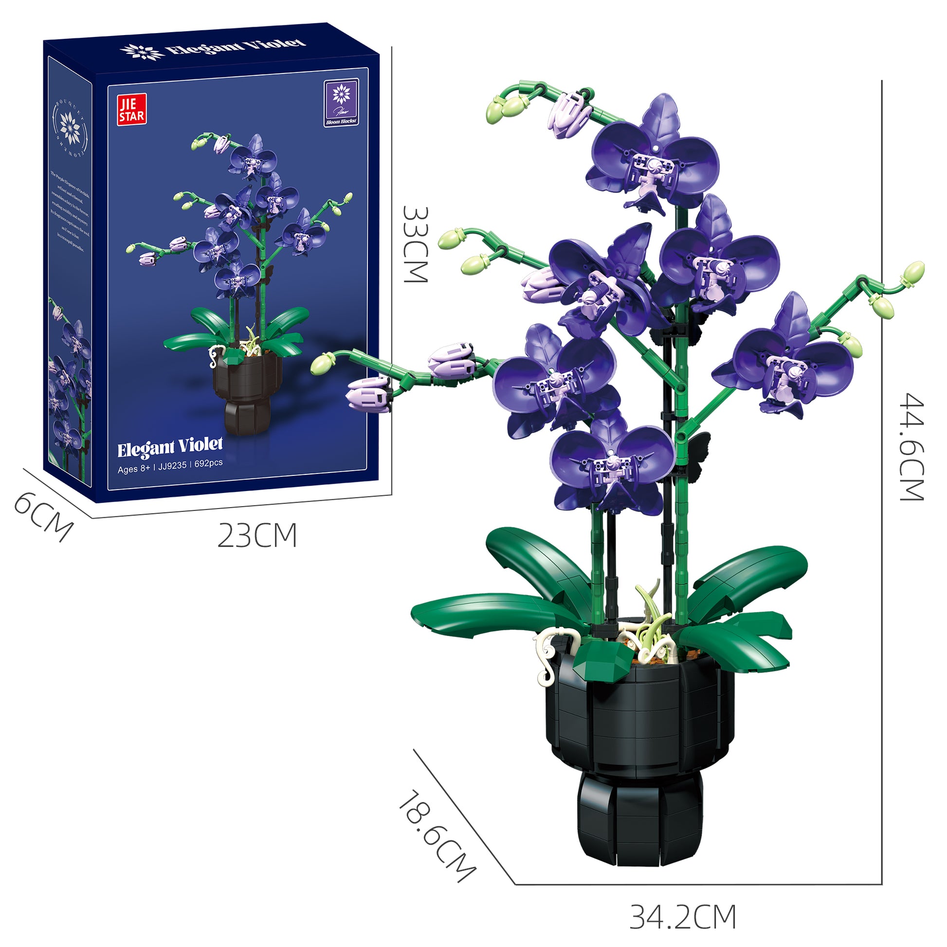 JIESTAR Orchid And Purple Rhyme Building Block Set SKU image - JJ9235.jpg