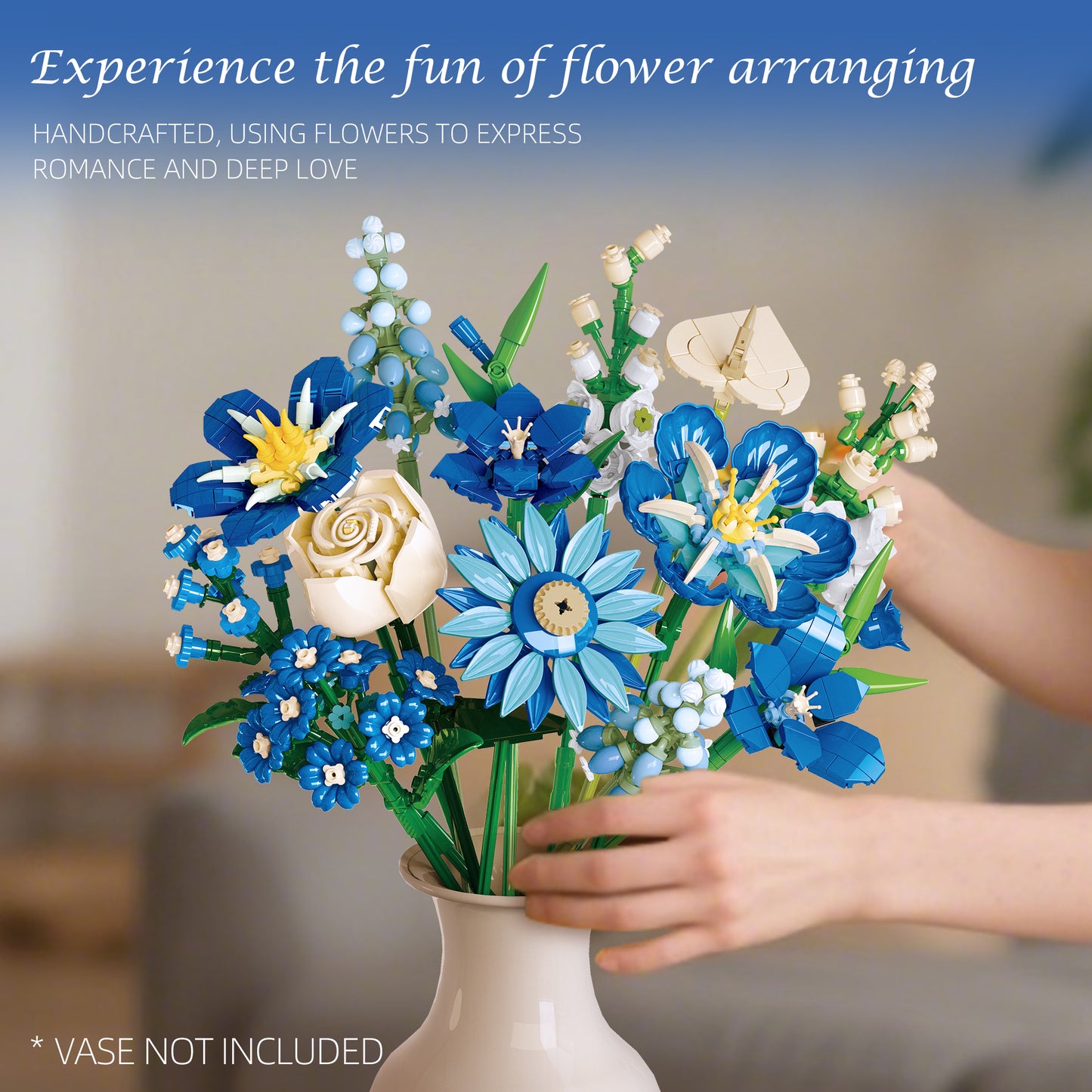 JIESTAR Midnight Blue Tulips Building Block Set - JJ9240-3.jpg