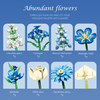 JIESTAR Midnight Blue Tulips Building Block Set - JJ9240-4.jpg