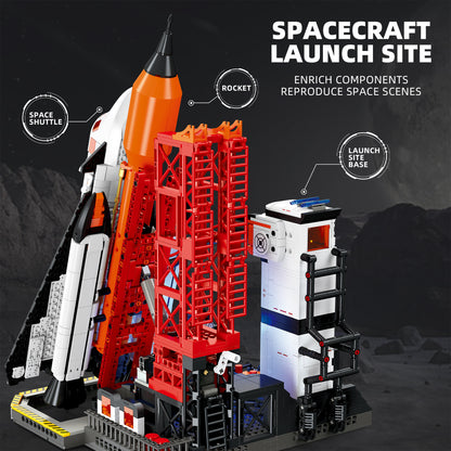 JIESTAR Space Launch Site [Including Lighting Accessories] Built-In Ag3 Button Battery *2 Building Block Set - JJ9247-2.jpg
