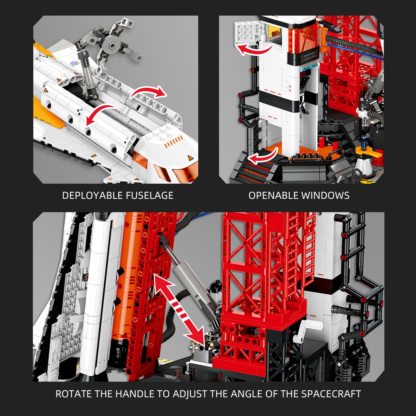 JIESTAR Space Launch Site [Including Lighting Accessories] Built-In Ag3 Button Battery *2 Building Block Set - JJ9247-3.jpg