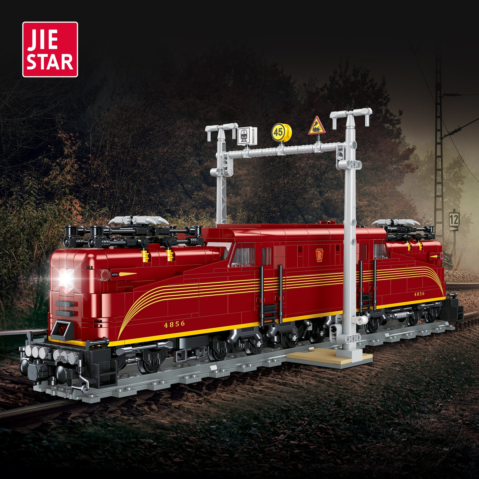 JIESTAR Vintage Express Train Model Kit - JJ9250-1.jpg