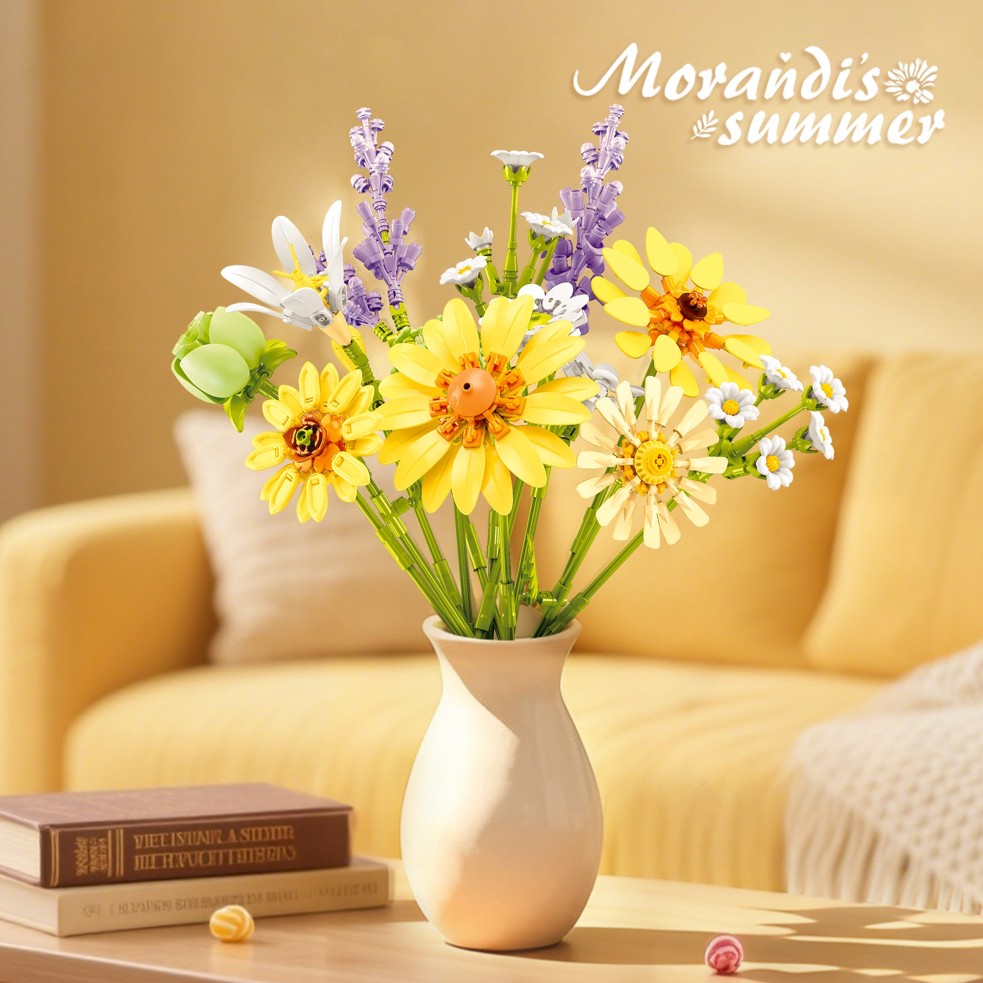 JIESTAR Morandi's Summer Flower Bouquet Building Set - JJ9252-1.jpg