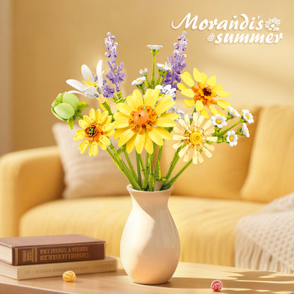 JIESTAR Morandi's Summer Flower Bouquet Building Set - JJ9252-1.jpg