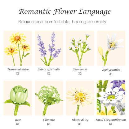 JIESTAR Morandi's Summer Flower Bouquet Building Set - JJ9252-4.jpg