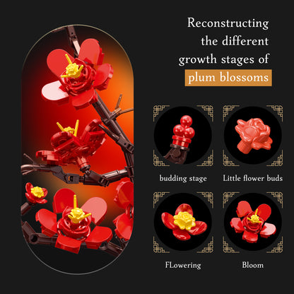 JIESTAR Chinese Plum Blossom Potted Plant Building Block Set - JJ9257-2.jpg