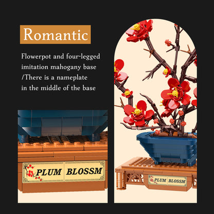 JIESTAR Chinese Plum Blossom Potted Plant Building Block Set - JJ9257-3.jpg