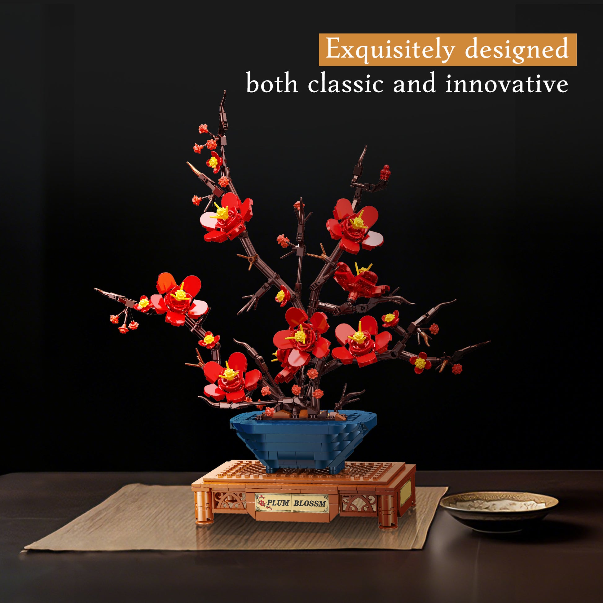 JIESTAR Chinese Plum Blossom Potted Plant Building Block Set - JJ9257-4.jpg
