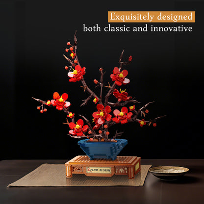 JIESTAR Chinese Plum Blossom Potted Plant Building Block Set - JJ9257-4.jpg