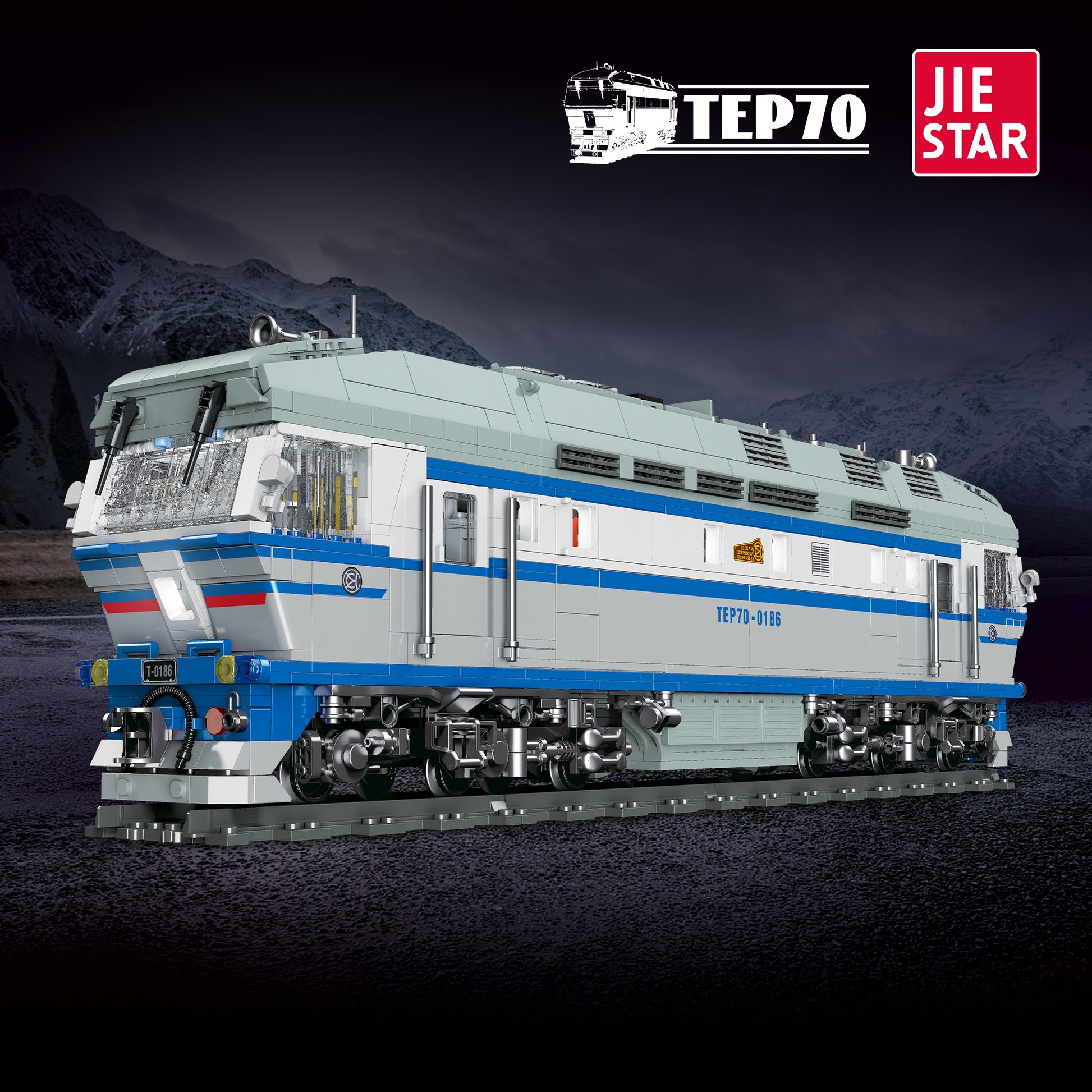 JIESTAR TEP70 Diesel Locomotive Building Block Set - JJ9259-1.jpg