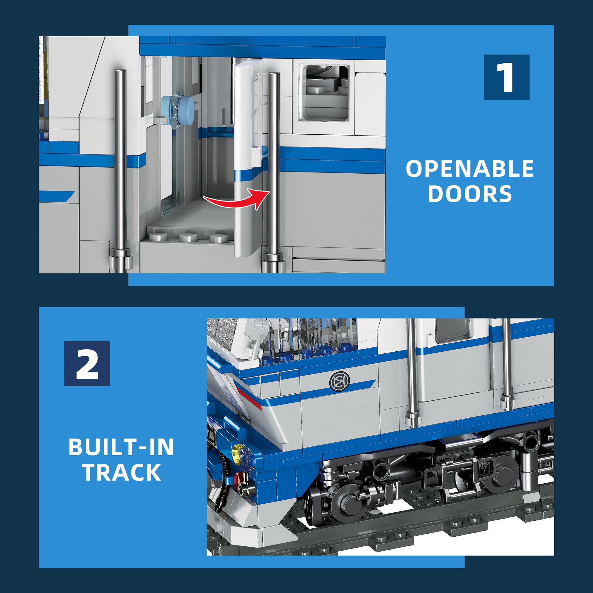 JIESTAR TEP70 Diesel Locomotive Building Block Set - JJ9259-4.jpg