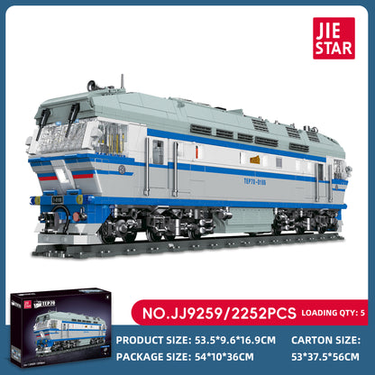 JIESTAR TEP70 Diesel Locomotive Building Block Set SKU image - JJ9259-sku.jpg