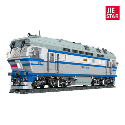 JIESTAR TEP70 Diesel Locomotive Building Block Set - JJ9259-白底.jpg