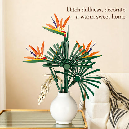 JIESTAR Bird of Paradise Flower Arrangement Building Set - JJ9268-3.jpg