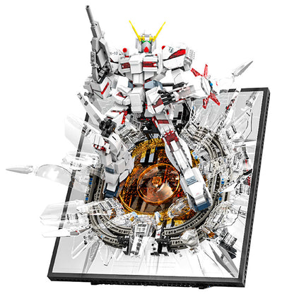 JIQI Mirror Unicorn Display Building Set JQ1101 SKU image - JQ1101独角兽长图-07.jpg
