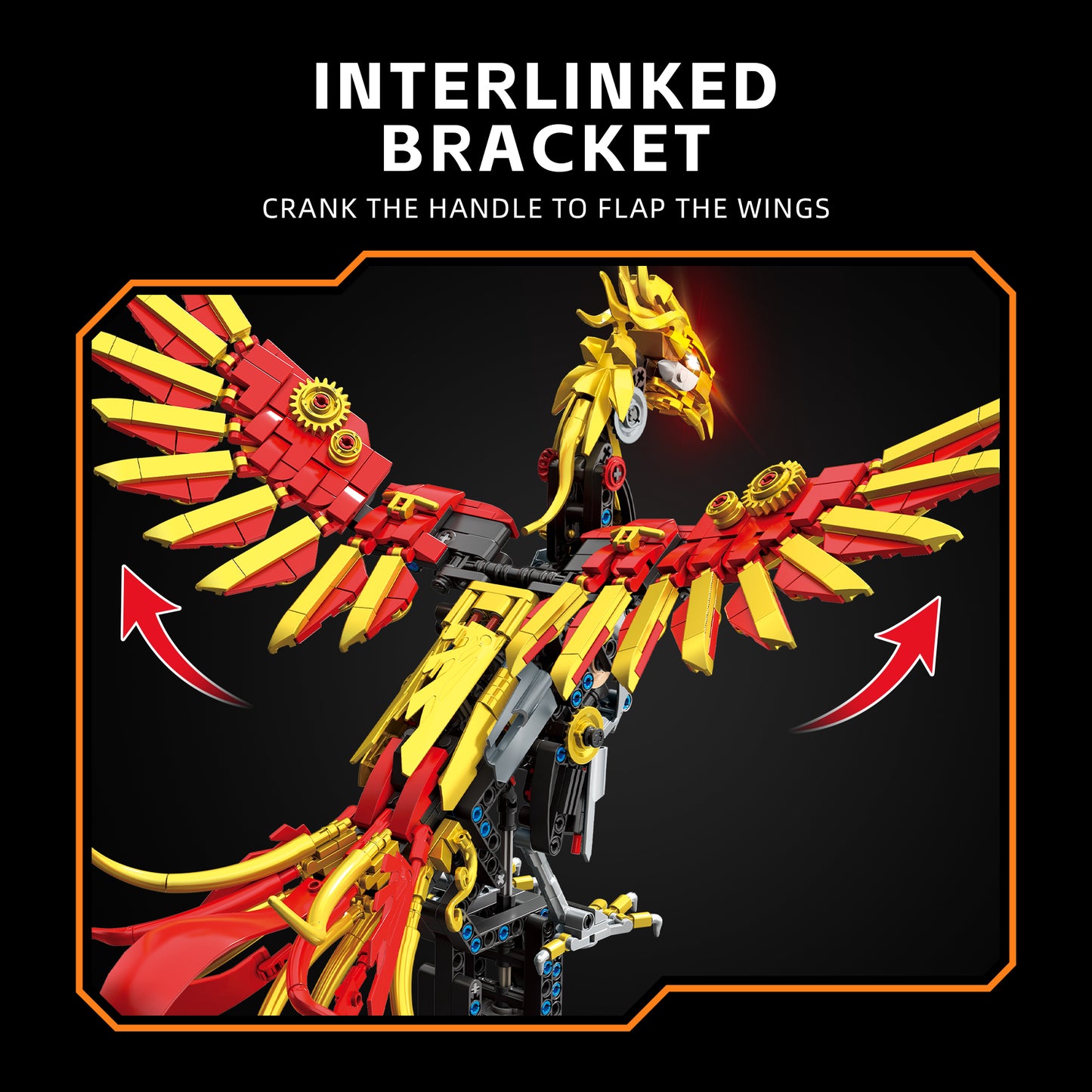 JIQI Mechanical Phoenix Display Model Kit JQ1152 - JQ1152-4.jpg