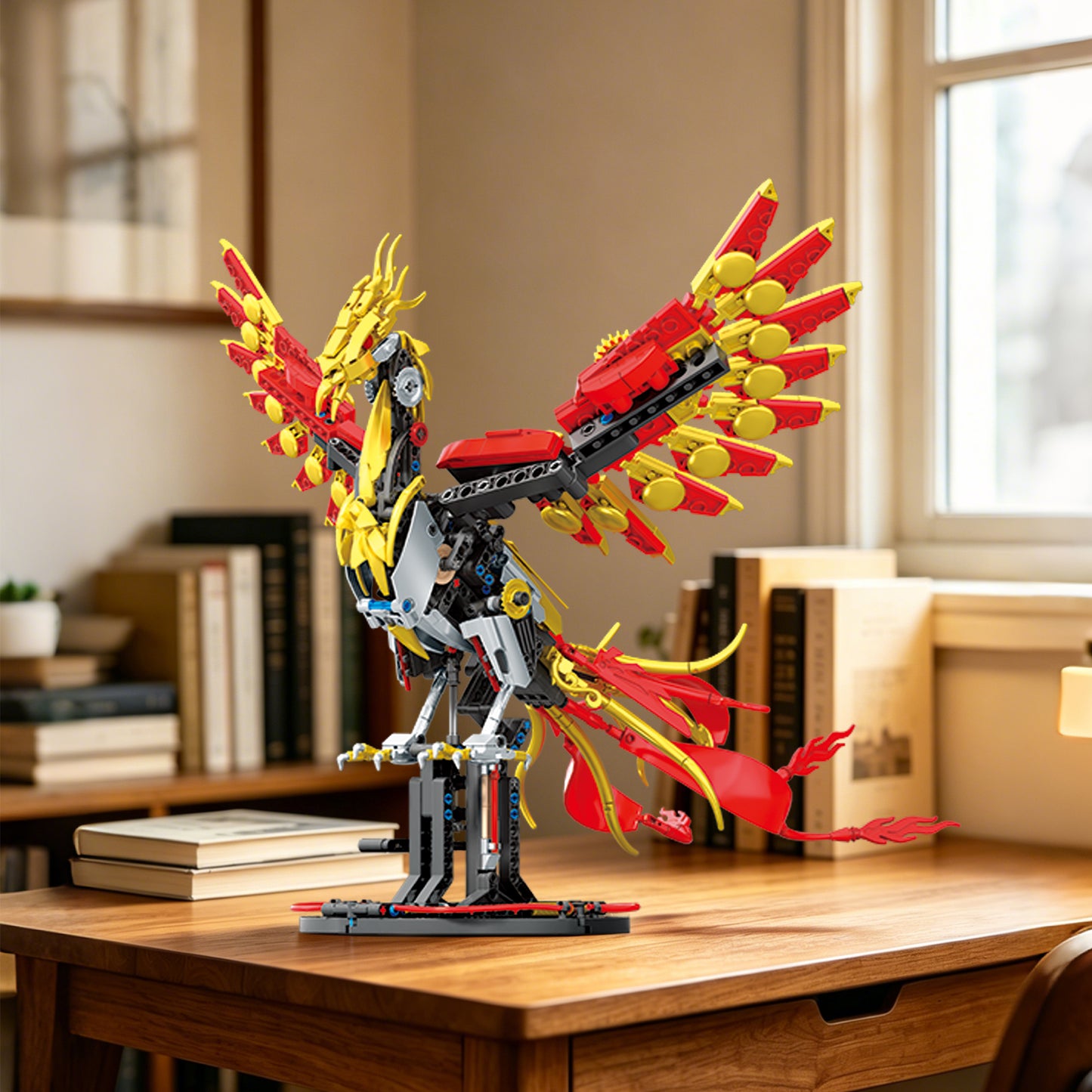 JIQI Mechanical Phoenix Display Model Kit JQ1152 - JQ1152-5.jpg